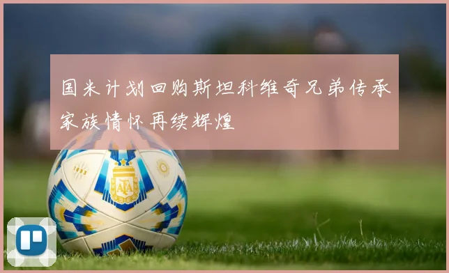 国米计划回购斯坦科维奇兄弟传承家族情怀再续辉煌